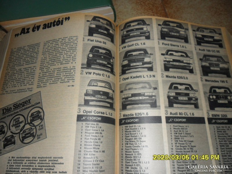 10  kötet autó - motor sport újság 