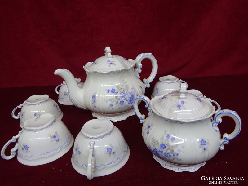 Zsolnay porcelain antique tea set with shield seal. He has!
