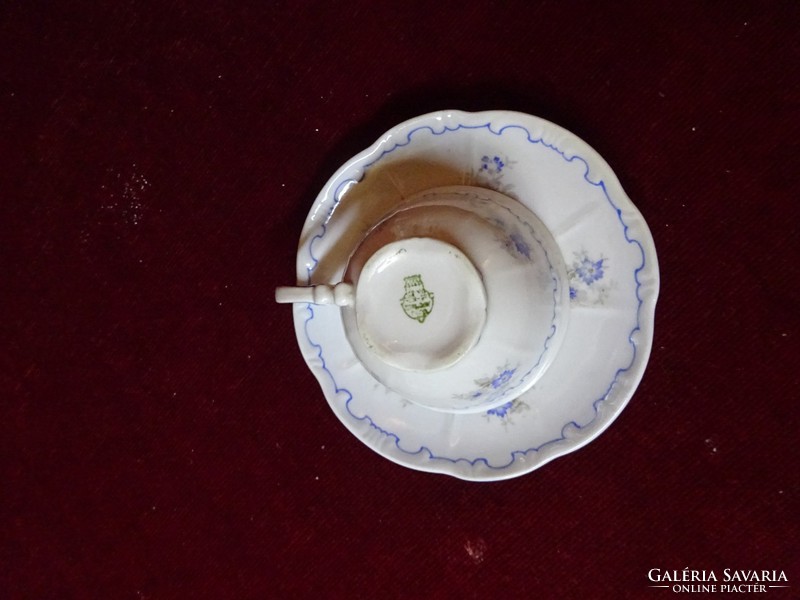 Zsolnay porcelán antik, pajzspecsétes két személyes kávéskészlet. Vanneki!