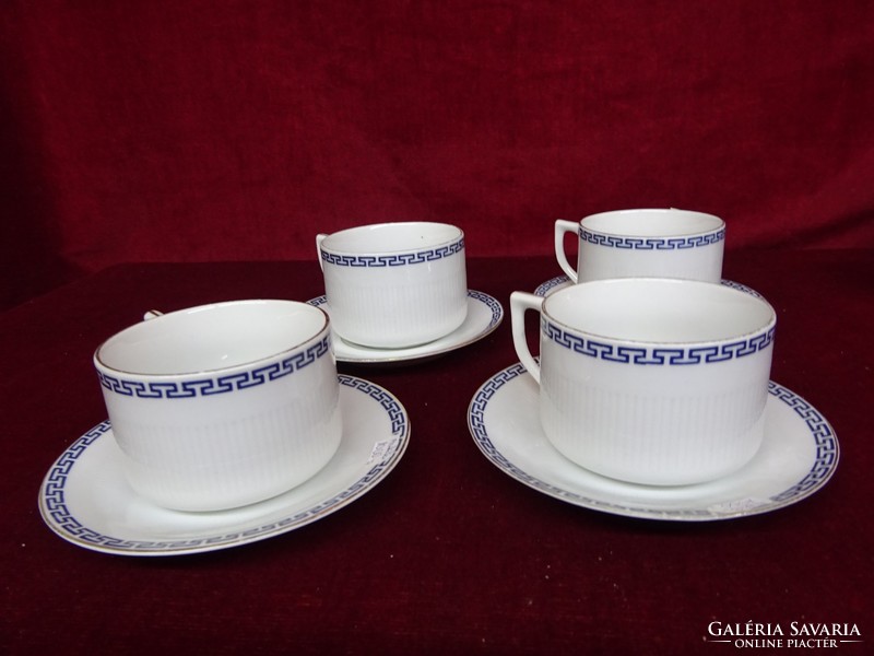 Ct alt. Wasser germany german porcelain antique teacup + coaster serial number 169/3. He has!