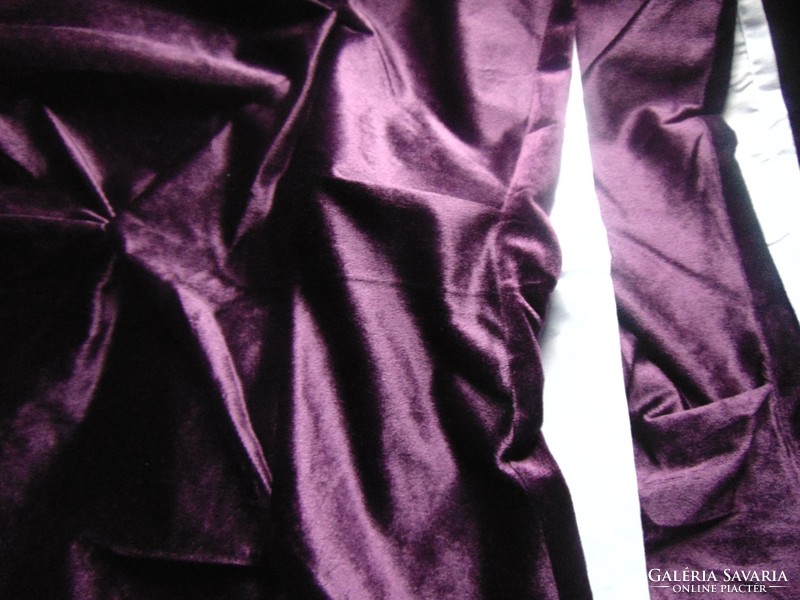 Purple velvet bedding set