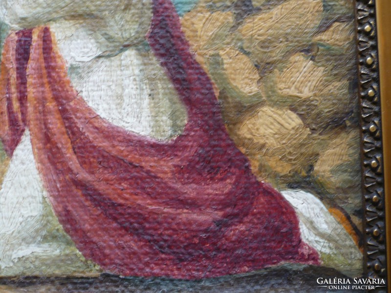 Mesterházy D. szignóval ellátott festmény
