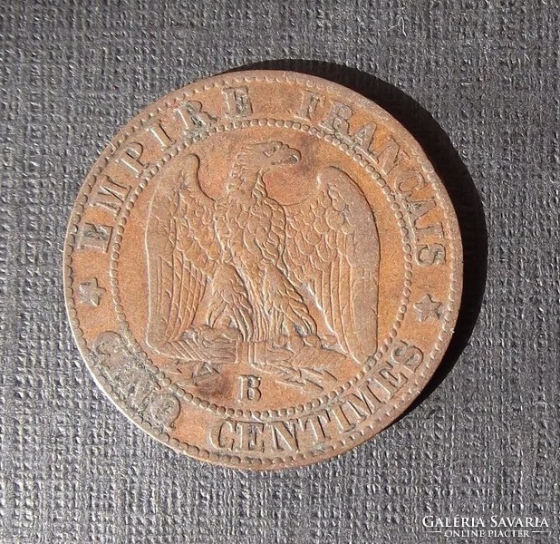 5 centimes 1854 B