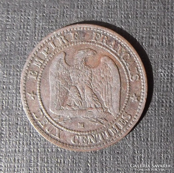 2 centimes 1853 MA