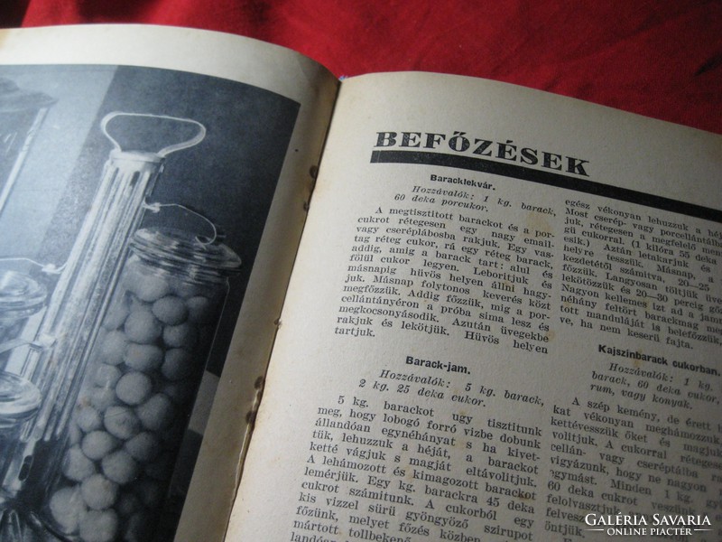 Pest newspaper cookbook, published by Légrád, from the 1930s in a new guise