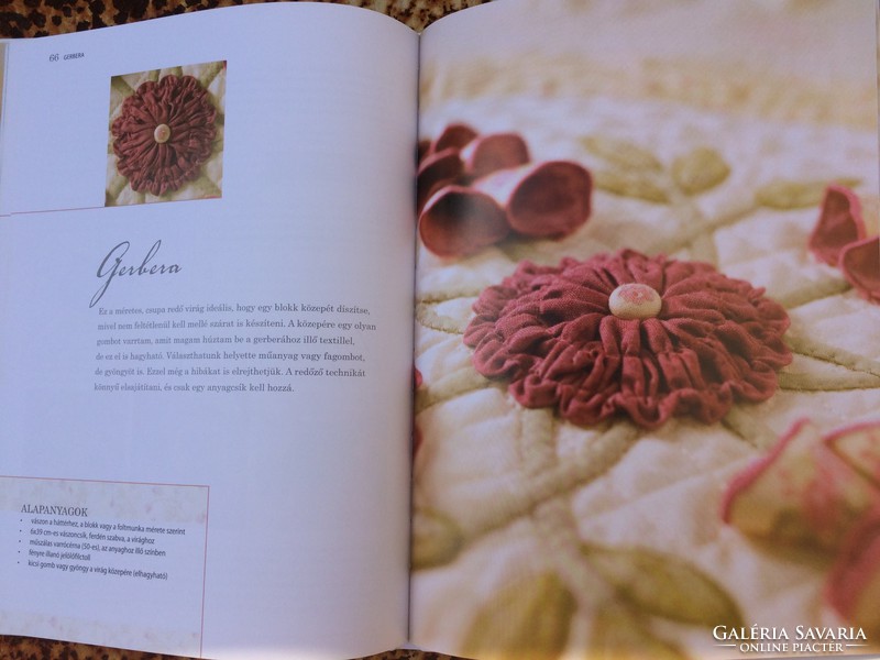 Kreatív kézimunka könyv: Háromdimenziós virágoskert