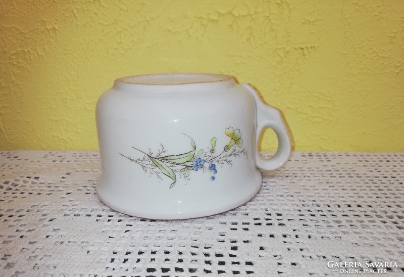 Porcelain floral comma cup with comma mug, nostalgia piece