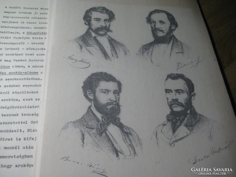 A " Hölgyfutár  " című lap  megrendelése , Barabás  Miklóstól  , 1855. a kor híres  embereiről