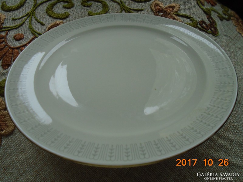 Mid Century Seltmann-Weiden stilizált növény mintás tányér 23,5 cm