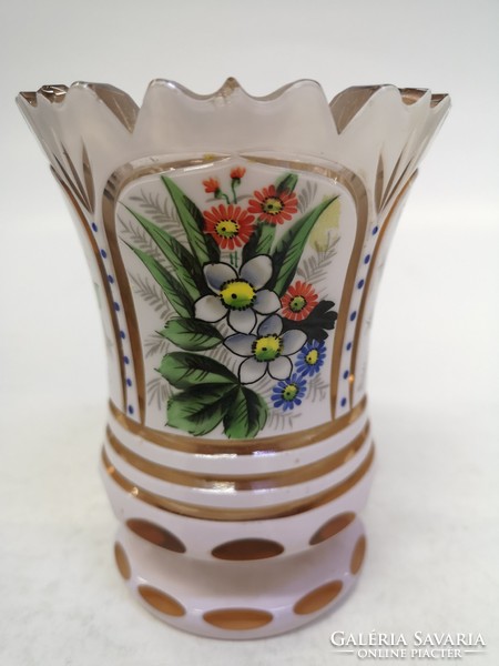 Biedermeier glass vase, 19th century - 04285