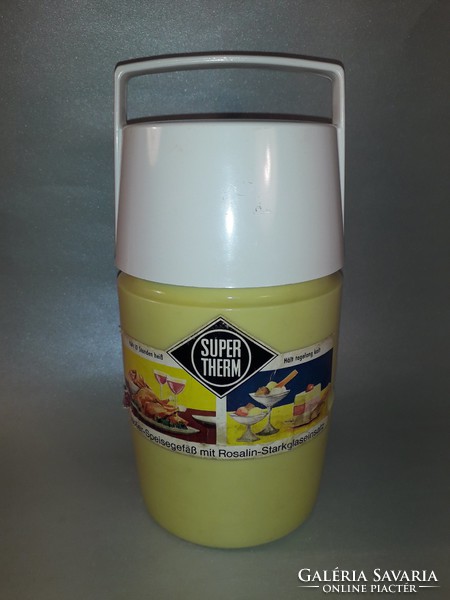 It's worth it now!!! Retro super therm thermos ice cream ice cream food delivery container from the 1960s 1970s