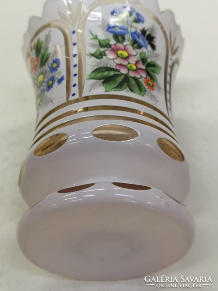 Biedermeier üveg váza, XIX.sz. - 04285