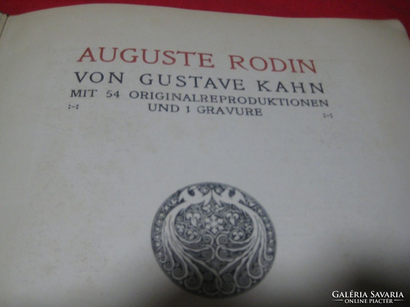 RODEN  , von G. Kahn   / Könyv  Rodenről  /