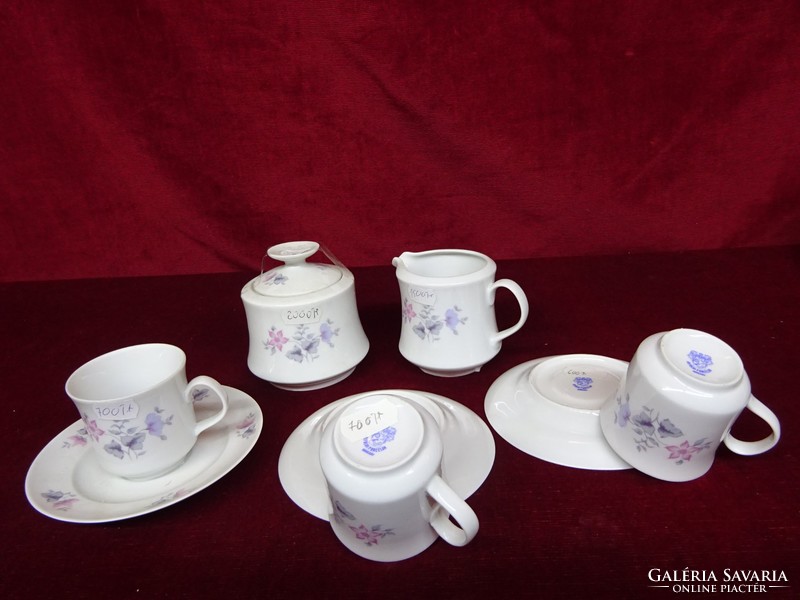 Great Plain porcelain coffee set for three people, 8 pieces. He has!