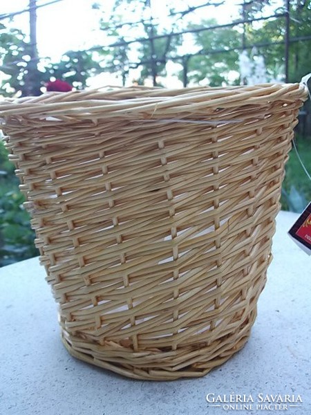 Willow waste paper-trash-basket-pot-storage dia. 20 M18 cm