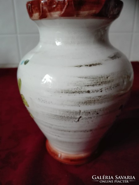 Kerámia váza, 15,5 cm magas