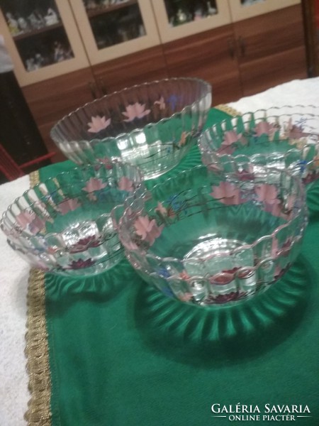 At a good price!! Very nice glass compote set