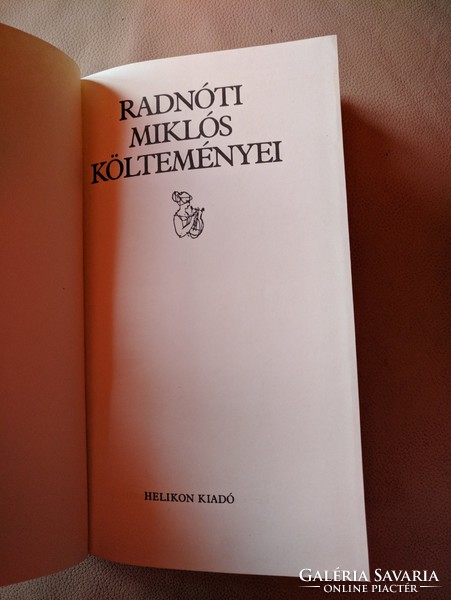 Radnóti Miklós költeményei 1982