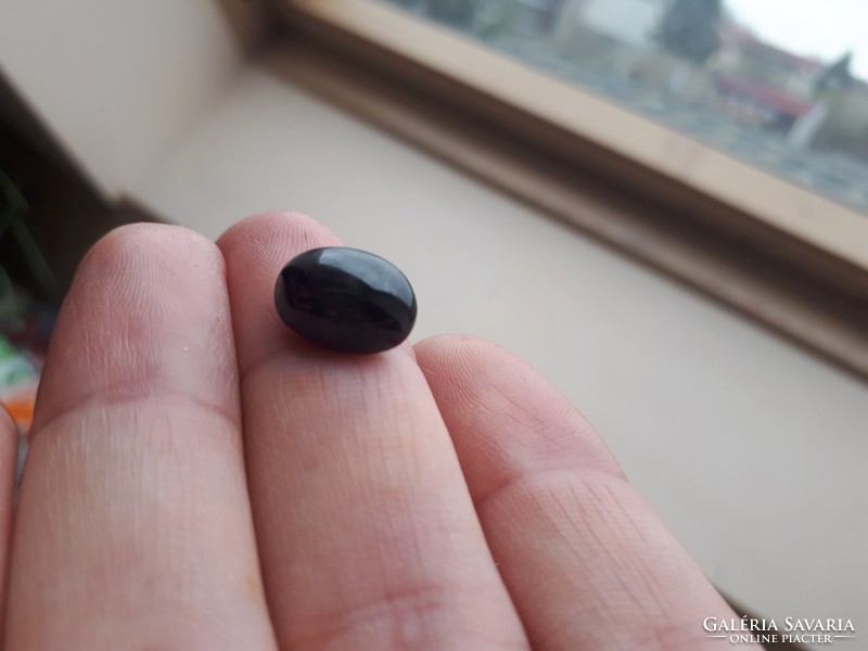 Rarity! 4 Star black diopside cabochons
