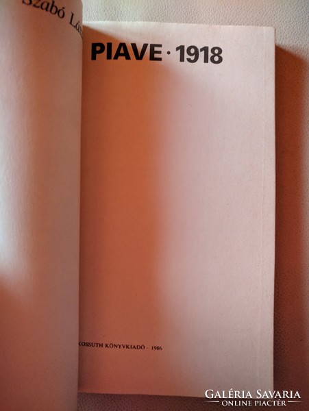 Szabó László: Piave 1918