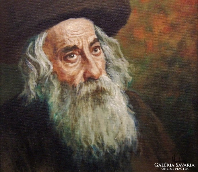 Nyakas Attila :Rabbi ,olajfestmény