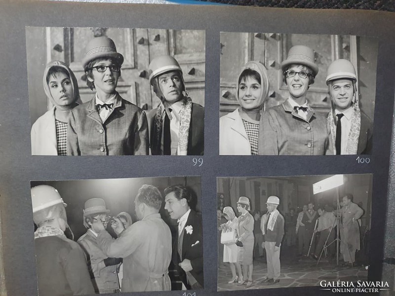 Fotóalbum Slágermúzeum c. film eredeti werkfotói 1963 - 04283