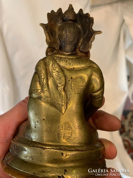 Tibeti bronz Tara szobor