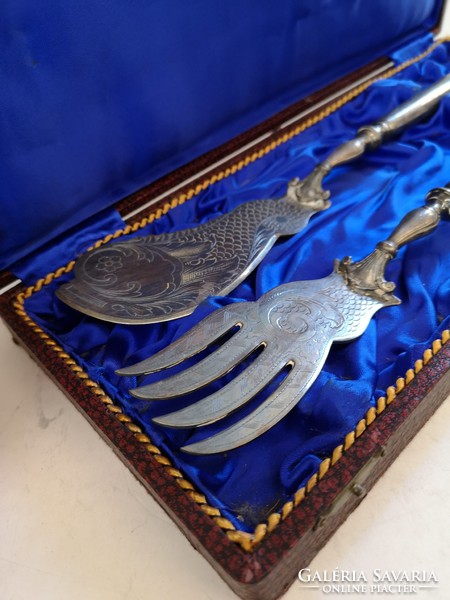 Beautiful serving set cutlery, bachann wien - 04314