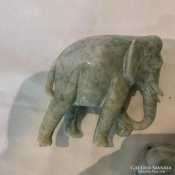 Jade stone elephant