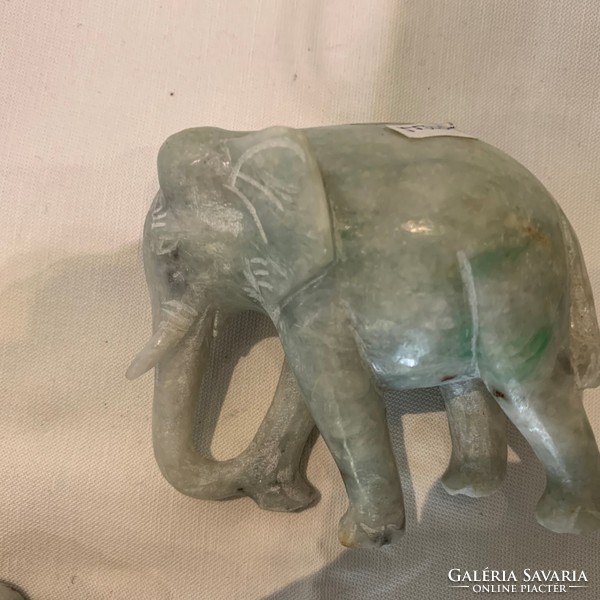 Jade stone elephant