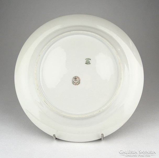 0Z885 Régi Limoges-i porcelán dísztányér 23.5 cm