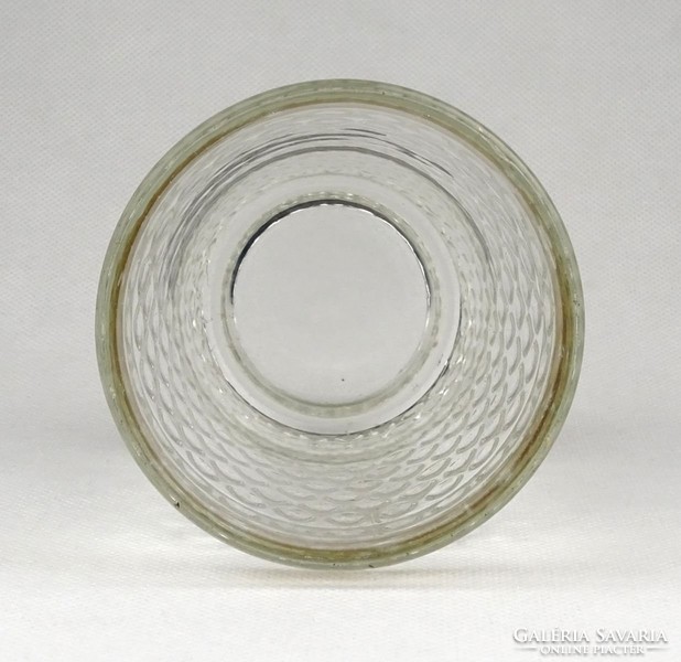 0Z919 Régi bütykös üveg pohár boros pohár ~ 1880