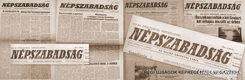 1968 május 15  /  NÉPSZABADSÁG  /  Régi ÚJSÁGOK KÉPREGÉNYEK MAGAZINOK Szs.:  12274