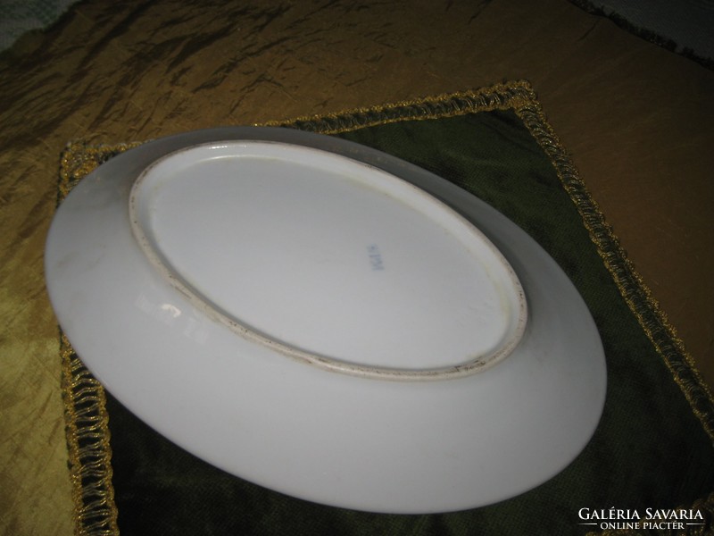 KPM  , jónevű német , ovális  porcelán tál   30 x 20,3  cm , szép állapot