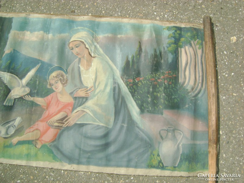 Vallási, egyházi kép -" Szentgyörgyi 947" - 122 x 64 cm