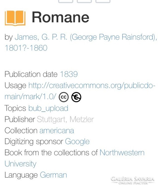 /1846/Romane/ George Payne Rainsford James (1846) Stuttgart deutschen Uebertragungen, 1846