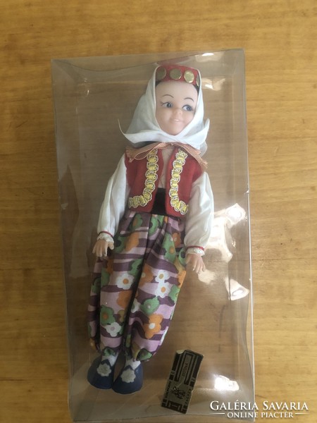 Bosnian folk costume doll (in box)