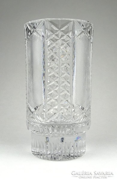 1A133 Régi ólomkristály váza 15 cm