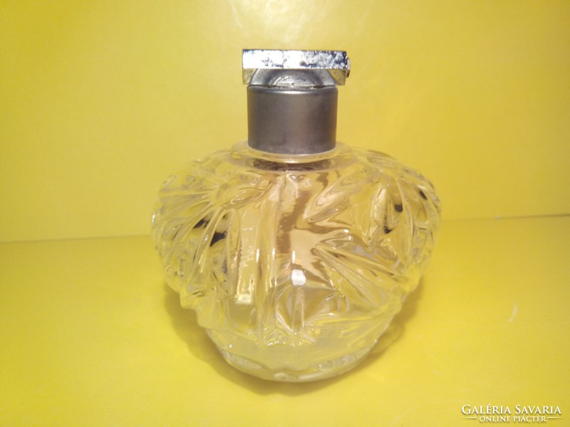 Nagyszerű ár! Antik kristály csiszolt parfümös üveg  gyűjteménybe illő szépség