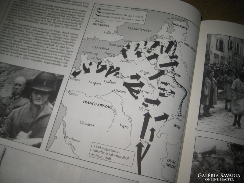 A Második Világháború   , érdekes könyv sok jó fotóval  , 400 oldalon