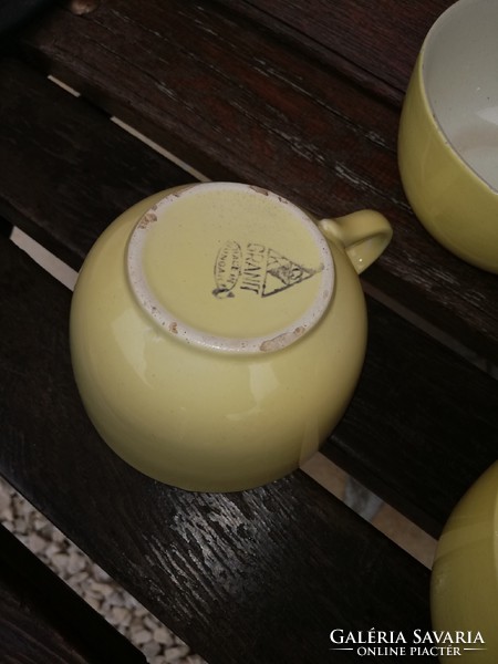 Granite yellow cups cup teacup nostalgia peasant decoration nostalgia