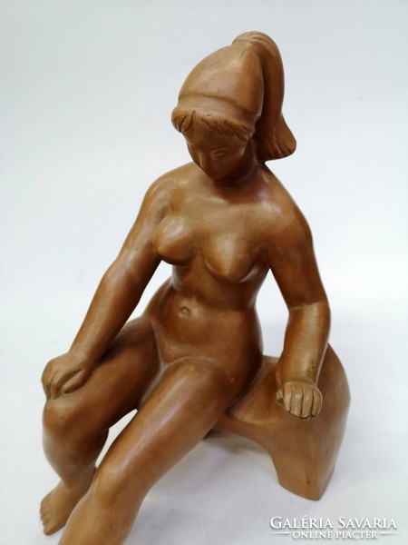 László Marosán: female nude statue - 04223