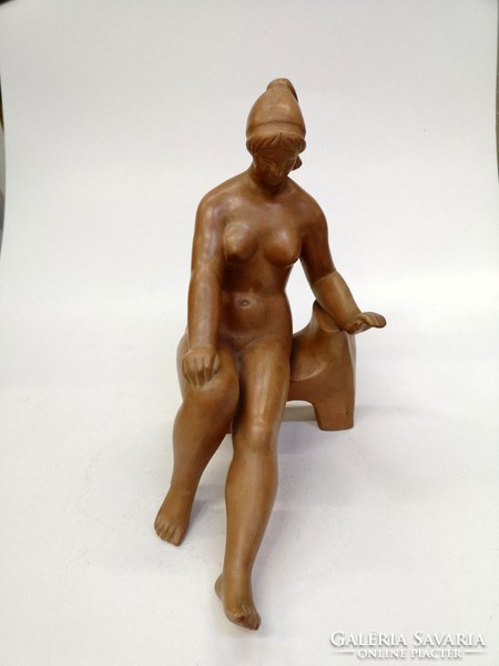 László Marosán: female nude statue - 04223