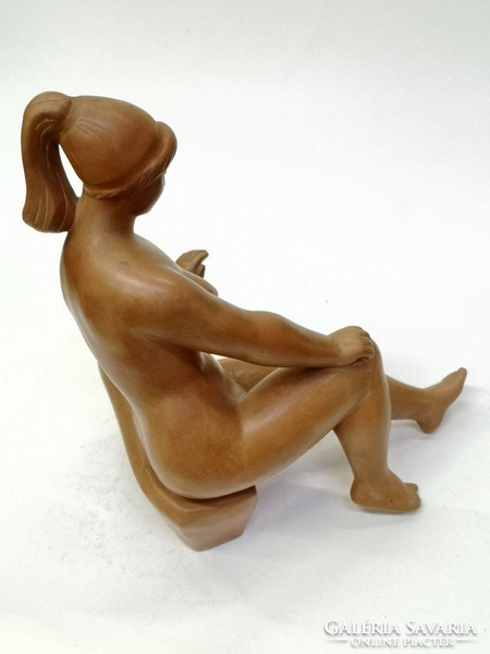 László Marosán: female nude statue - 04223