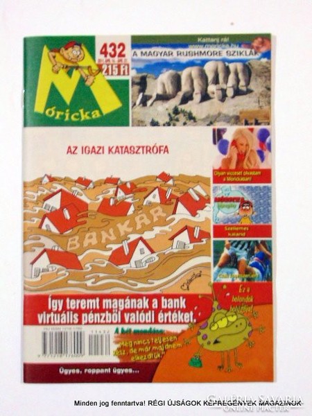 2011 április 14  /  MÓRICKA  /  Régi ÚJSÁGOK KÉPREGÉNYEK MAGAZINOK Szs.:  9073