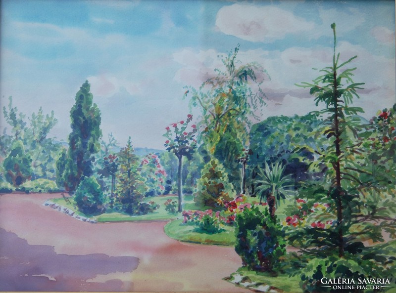 Doboki L.: Virágos parkban (1937)