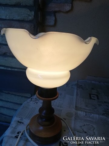 Retro lámpa fa-üveg