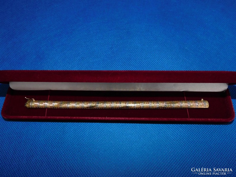 Gold Multicolor 18k Women's Bracelet 25.7 Gr