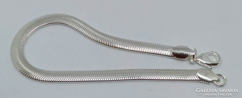 925-S silver plated snake bracelet