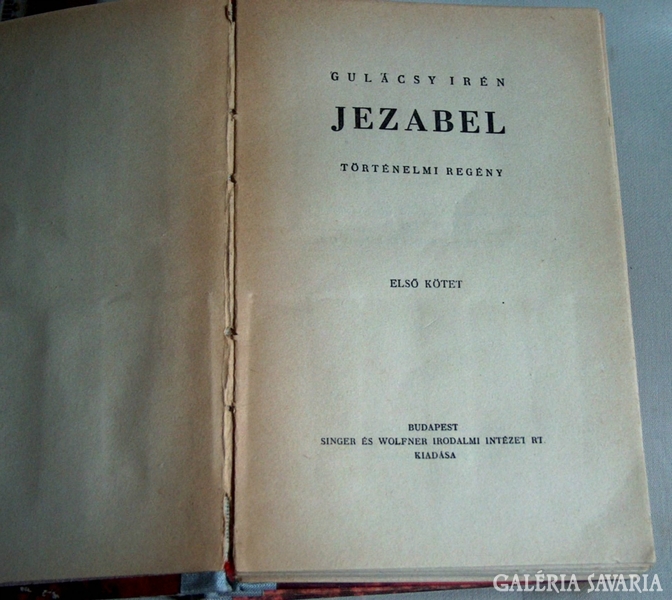 Gulácsy Irén: Jezabel I-III.